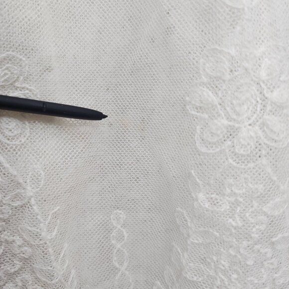 A'Reve Cream Colored, Elegant, Lace Cardigan. - Picture 11 of 13